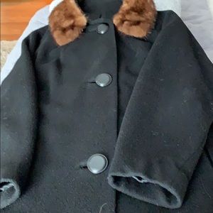 cashmere coat.  100% imported cashmere fiber .